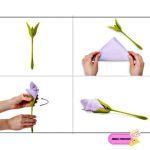 نگهدارنده دستمال سفره طرح گل رز 6 تایی